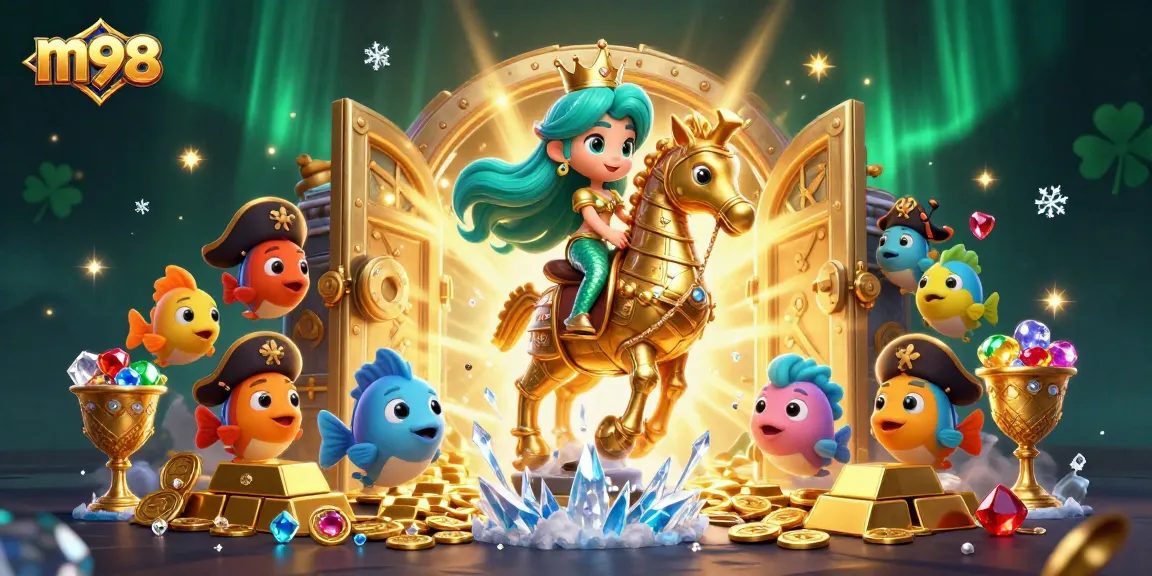 Experience winning thrills with m98 in a vibrant undersea casino adventure.