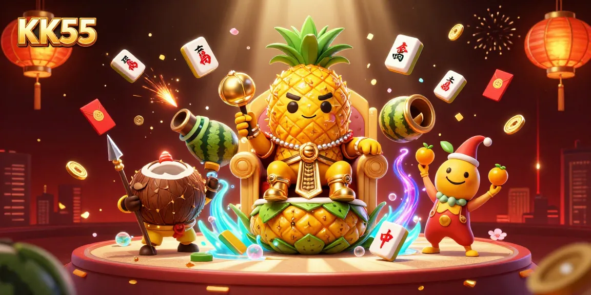 Experience thrilling gameplay at KK55 with a vibrant casino atmosphere featuring unique characters and rich rewards.