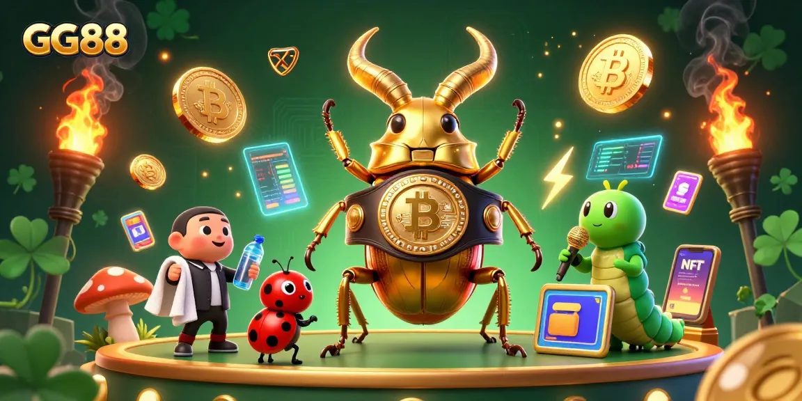 Experience excitement with GG88 in a vibrant 3D casino scene showcasing thrilling games and characters.