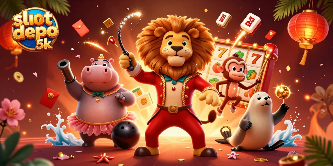Engage with exciting slot depo 5k action featuring vibrant characters and dazzling gaming elements.